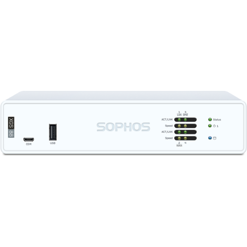 Sophos XGS 88 Security Firewall Appliance, Desktop, FW 9.9G, TP 2.0G, VPN 6.0G, 4x2.5GbE. - Image 1