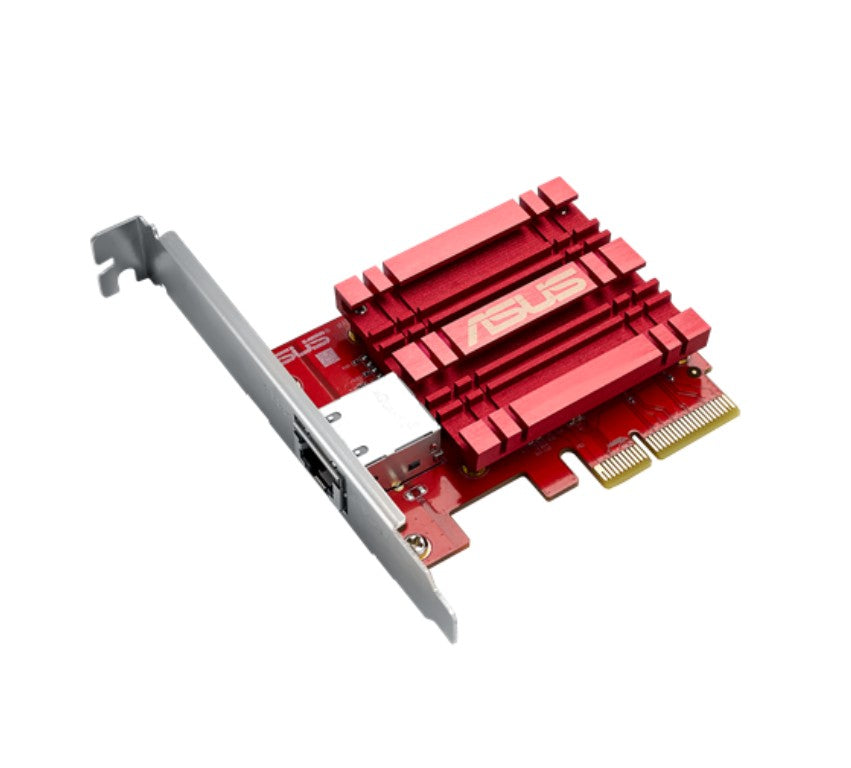 ASUS XG-C100C V3 10GBase-T PCI-E Network Adapter, 10/5/2.5/1Gbps, 100Mbps, RJ45 Port, Built in QOS ( NIC ) - Image 1