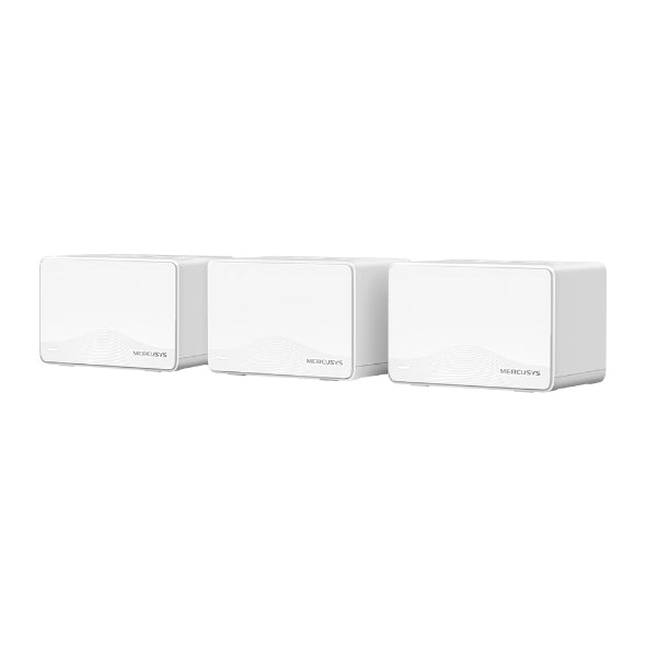 Mercusys Halo H25BE(3-pack) BE3600 Whole Home Mesh Wi-Fi 7 System, 650m²,  688 Mbps at 2.4 GHz, 2880 Mbps at 5 GHz, MLO, 4096-QAM, OFDMA, EHT160 on 5 - Image 1