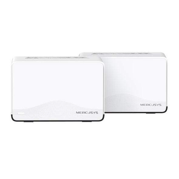 Mercusys Halo H27BE(2-pack) BE3600 Whole Home Mesh Wi-Fi 7 System, 688 Mbps at 2.4 GHz, 2880 Mbps at 5 GHz, MLO, 4096-QAM, OFDMA, EHT160 on 5GHz - Image 1