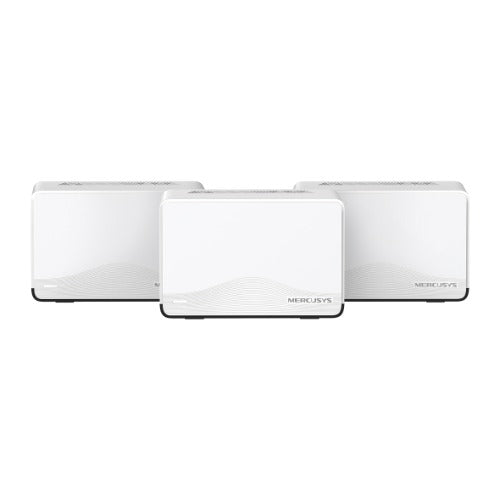 Mercusys Halo H27BE(2-pack) BE3600 Whole Home Mesh Wi-Fi 7 System, 688 Mbps at 2.4 GHz, 2880 Mbps at 5 GHz, MLO, 4096-QAM, OFDMA, EHT160 on 5GHz - Image 2