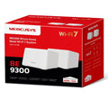 Mercusys Halo H47BE(2-pack) BE9300 Whole Home Mesh Wi-Fi 7 System, 9214 Mbps Tri-Band, Up to 550m² (WIFI7) - Image 1