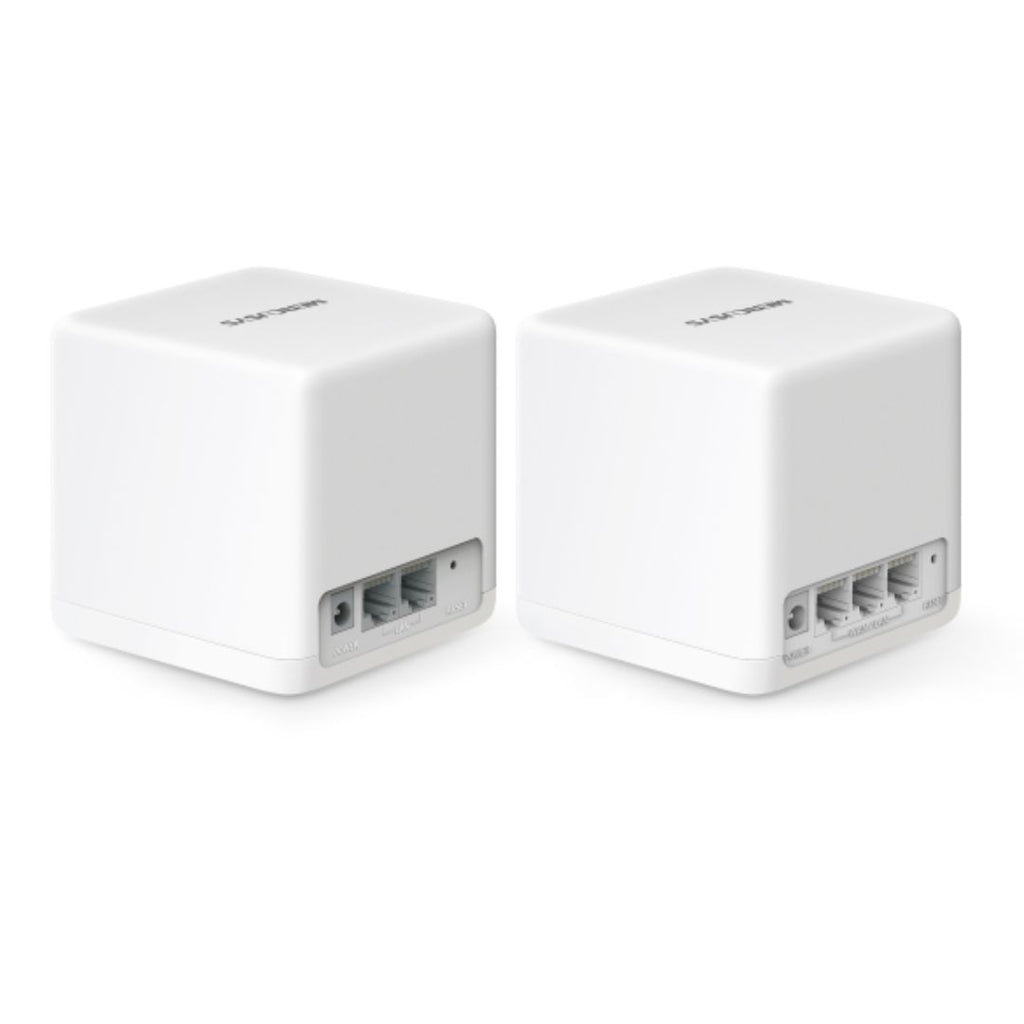 Mercusys Halo H60X(2-pack) AX1500 Whole Home Mesh Wi-Fi 6 System, 300 Mbps at 2.4 GHz , 1201 Mbps at 5 GHz, QoS, IPTV, IPv6, MU-MIMO, Beamforming, Sma - Image 2