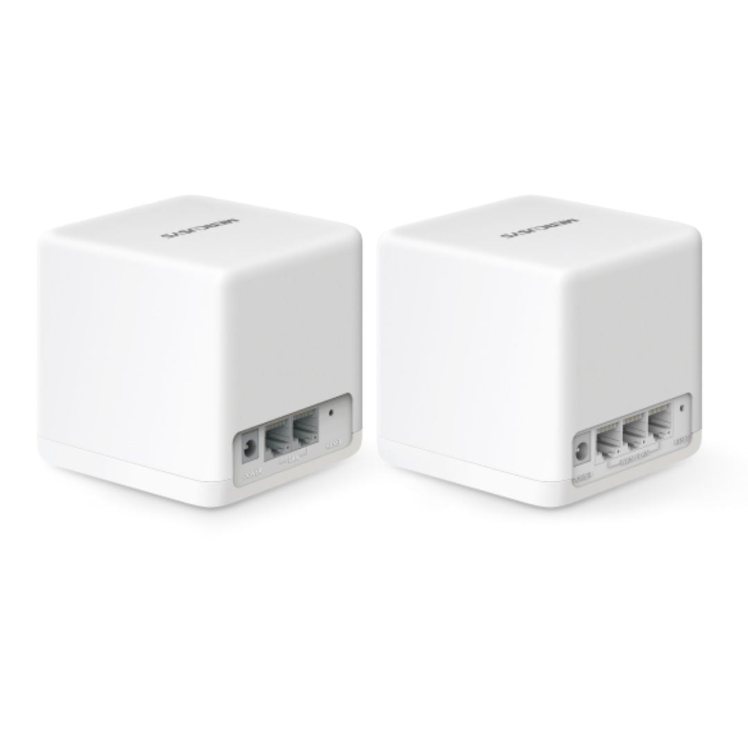 Mercusys Halo H60X(2-pack) AX1500 Whole Home Mesh Wi-Fi 6 System, 300 Mbps at 2.4 GHz , 1201 Mbps at 5 GHz, QoS, IPTV, IPv6, MU-MIMO, Beamforming, Sma - Image 2
