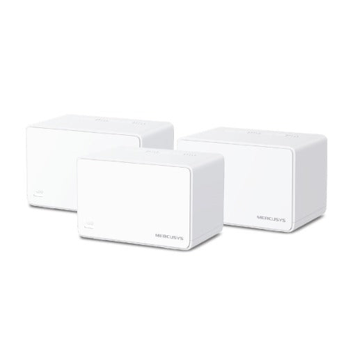 Mercusys Halo H80X(3-pack) AX3000 Whole Home Mesh Wi-Fi 6 System,3000 Mbps Dual Band Wi-Fi, Up to 650 Square Meters, 574/2402 Mbps, MU-MIMO (WIFI6) - Image 1