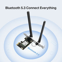 Mercusys MA80XE AX3000 Wi-Fi 6 Bluetooth 5.2 PCIe Adapter, 2402Mbps @5 GHz, 574Mbps @2.4GHz - Image 2