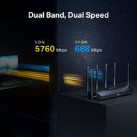 Mercusys MR37BE BE6500 Dual-Band Wi-Fi 7 Router, 1× 2.5 Gbps WAN port, 1× 2.5 Gbps LAN port and 2× 1 Gbps LAN ports - Image 4