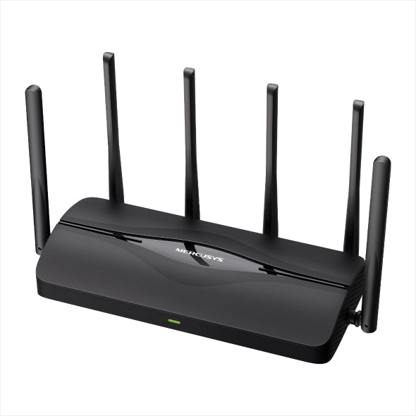 Mercusys MR37BE BE6500 Dual-Band Wi-Fi 7 Router, 1× 2.5 Gbps WAN port, 1× 2.5 Gbps LAN port and 2× 1 Gbps LAN ports - Image 1