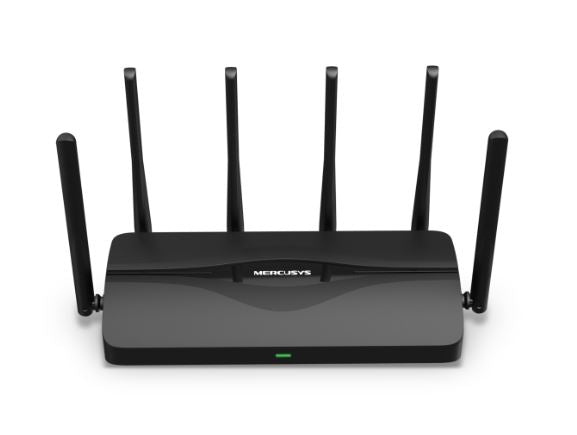 Mercusys MR47BE BE9300 Tri-Band Wi-Fi 7 Router (2YW) (WIFI7) 574 Mbps at 2.4 GHz + 2880 Mbps at 5 GHz + 5760 Mbps at 6 GHz - Image 1