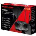Mercusys MR80X AX3000 Dual-Band Wi-Fi 6 Router, Up to 3 Gbps ,MU-MIMO, OFDMA,WPA3 - Image 1