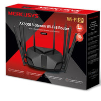 Mercusys MR90X AX6000 8-Stream Wi-Fi 6 Router, Up to 6 Gbps, MU-MIMO, OFDMA,WPA3 - Image 1
