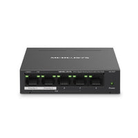 Mercusys MS105GP 5-Port Gigabit Desktop Switch with 4-Port PoE+, 10/100/1000 Mbps RJ45 ports, Up to 250 m - Image 1
