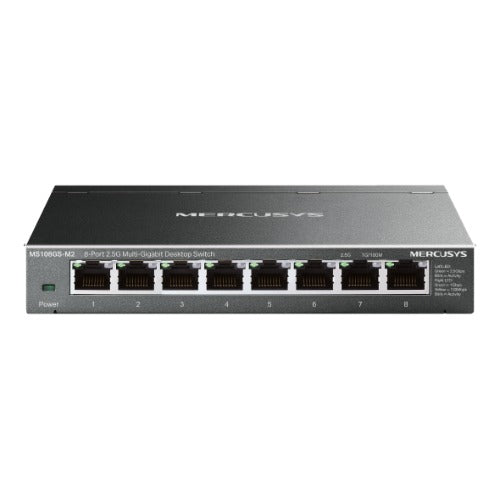 Mercusys MS108GS-M2  8-Port 2.5G Multi-Gigabit Desktop Switch - Image 1
