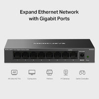 Mercusys MS108GS 8-Port Gigabit Desktop Switch, 8×10/100/1000 Mbps RJ45 port Supporting Auto-MDI/MDIX - Image 4