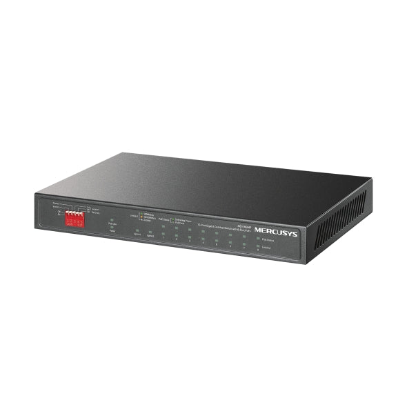 Mercusys MS110CMP 8-Port 10/100 Mbps + 2-Port Gigabit Desktop Switch with 8-Port PoE+ - Image 1