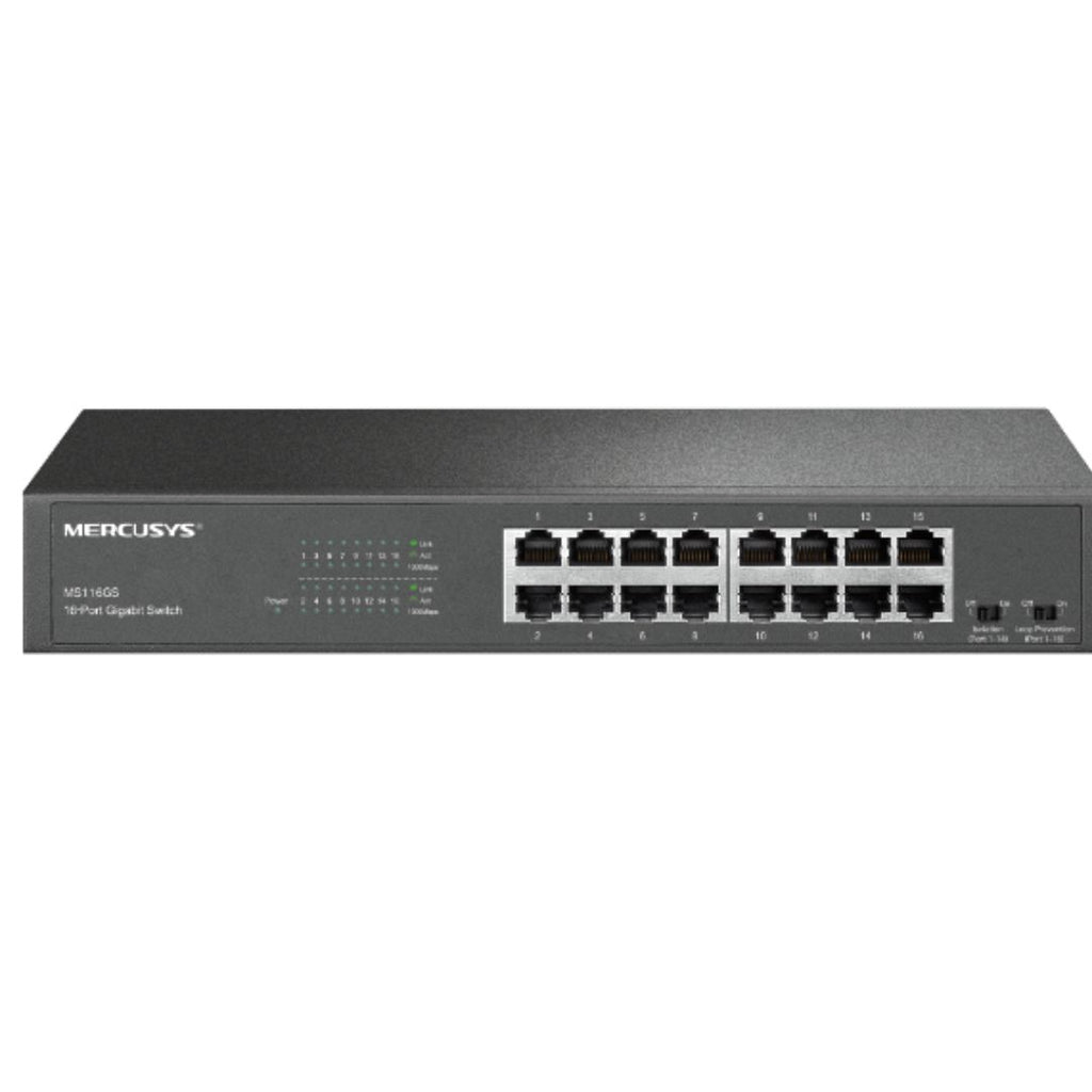 Mercusys MS116GS 16-Port Gigabit Desktop/Rackmount Switch - Image 1
