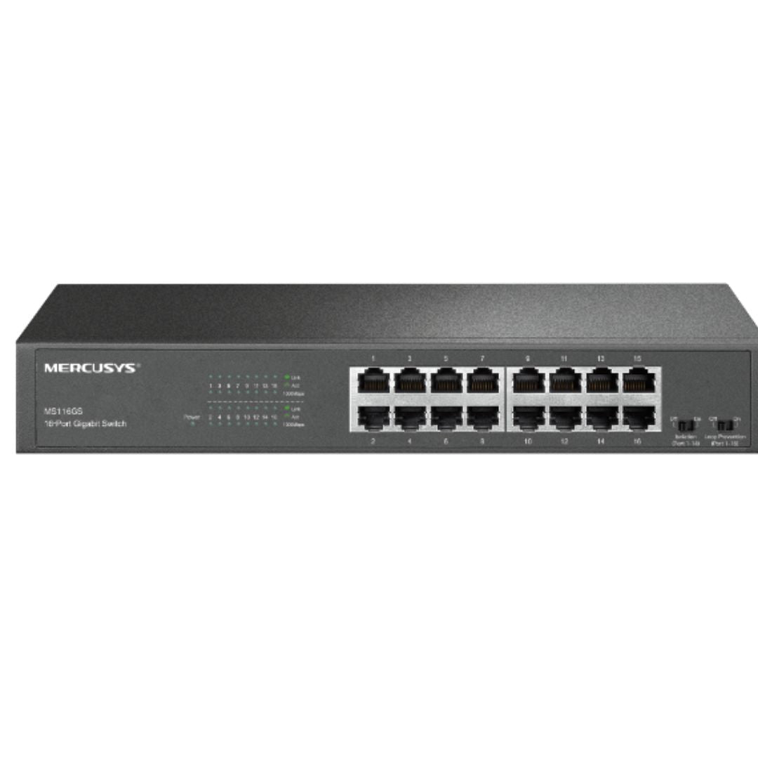 Mercusys MS116GS 16-Port Gigabit Desktop/Rackmount Switch - Image 1