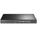 Mercusys MS118CP 16-Port 10/100Mbps + 2-Port Gigabit Rackmount Switch with 16-Port PoE+ - Image 1