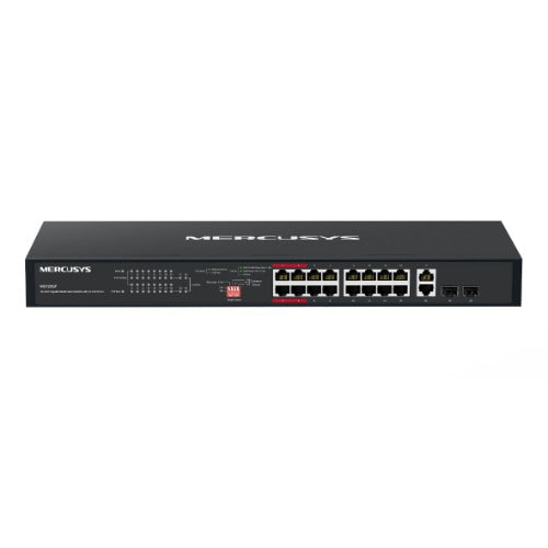 ((AMAZON ONLY)) Mercusys MS120GP 20-Port Gigabit Rackmount Switch with 16-Port PoE+ - Image 2