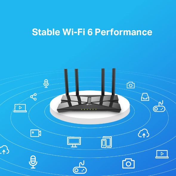 TP-Link Archer AX10 AX1500 Wi-Fi 6 (802.11ax) Router 4x Gigabit Ports (WIFI6) - Image 4