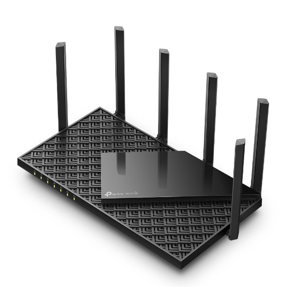 TP-Link Archer AXE75 AXE5400 Tri-Band Gigabit Wi-Fi 6E Router,  574 Mbps at 2.4 GHz + 2402 Mbps at 5 GHz + 2402 Mbps at 6 GHz - Image 2