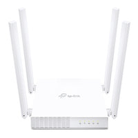 TP-Link Archer C24 AC750 Dual-Band Wi-Fi Router 2.4GHz 300Mbps 5GHz 433Mbps 4xLAN 1xWAN 4xAntennas, WPS, Router Access Point and Range Extender Modes - Image 2