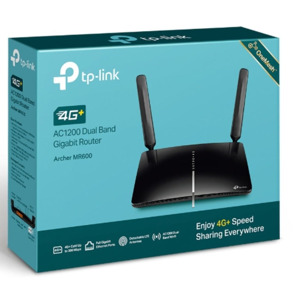 TP-Link Archer MR600 4G+ Cat6 AC1200 Wireless Dual Band Gigabit Router OneMesh 300Mbps@2.5Ghz 867Mbps@5Ghz, 4G+ SIM Slot, 2 Detach. LTE Antennas - Image 5
