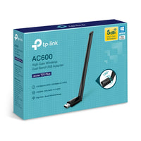 TP-Link Archer T2U Plus AC600 High Gain Wi-Fi Dual Band USB Adapter,433Mbps at 5GHz + 200Mbps at 2.4GHz, USB 2.0, 1 high gain antenna - Image 5