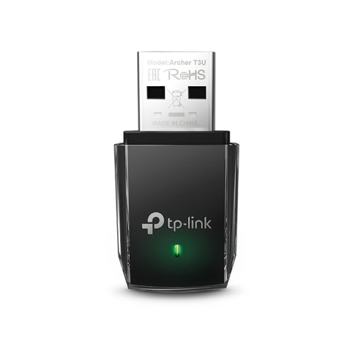 (CH)TP-Link Archer T3U AC1300 Mini Wireless MU-MIMO USB Adapter，Mini Size, 867Mbps at 5GHz + 400Mbps at 2.4GHz, USB 3.0 - Image 2