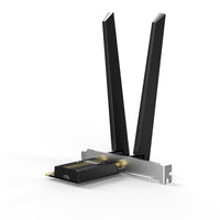 TP-Link Archer TBE552E BE9300 Wi-Fi 7 Bluetooth 5.4 PCIe Adapter, 5760 Mbps at 6 GHz + 2880 Mbps at 5 GHz + 688 Mbps at 2.4 GHz, 2× High Gain Tri-Band - Image 2