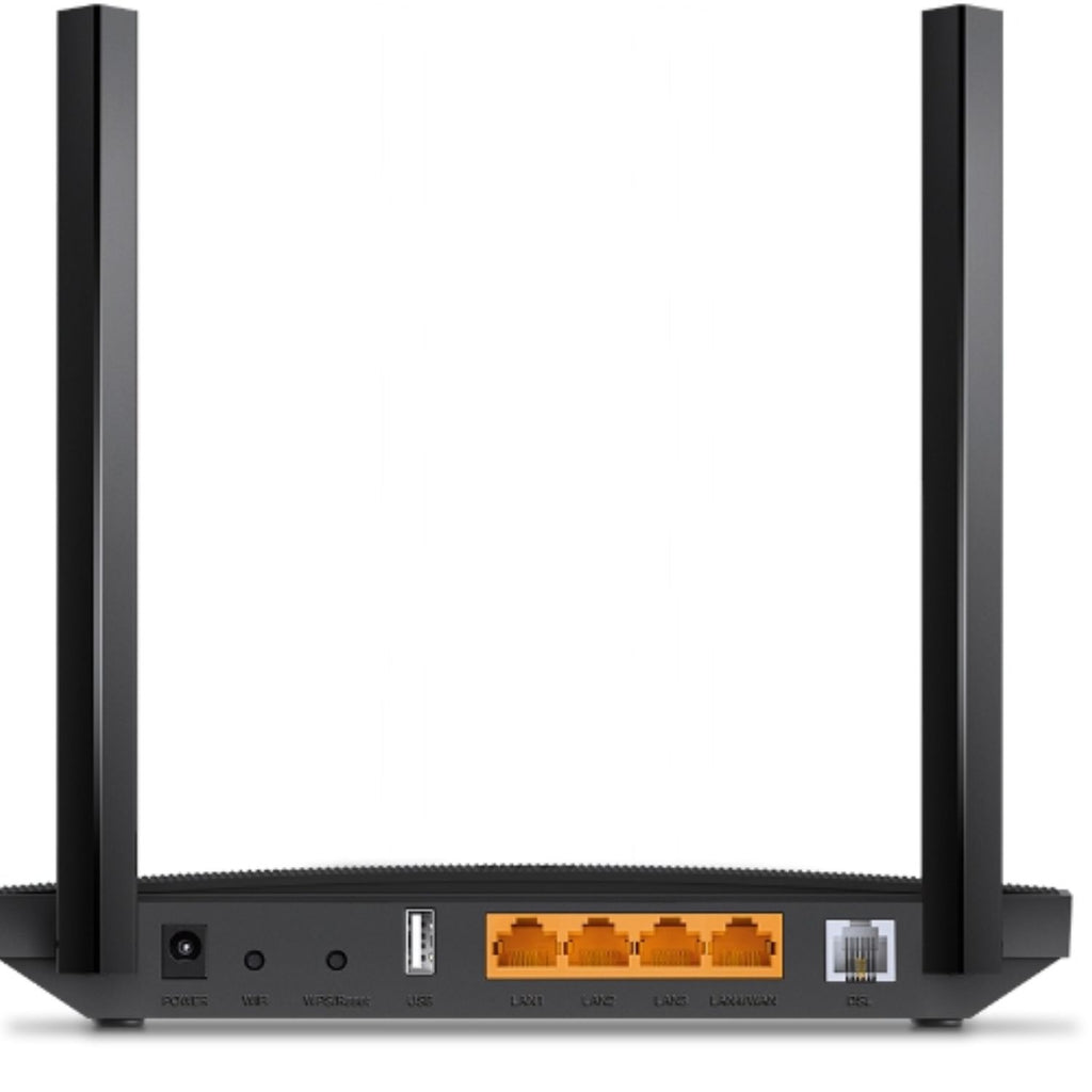TP-Link Archer VR400 AC1200 Wireless VDSL/ADSL Modem Router 1.2Gbps 867Mbps @ 5GHz 300Mbps @ 2.4GHz 3xLAN 1xWAN 1xUSB 1xRJ11 - Image 3