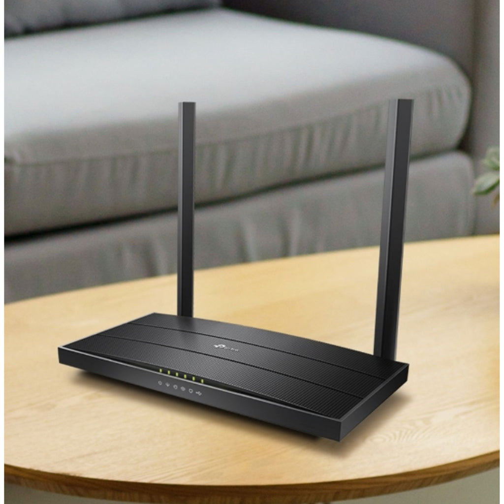 TP-Link Archer VR400 AC1200 Wireless VDSL/ADSL Modem Router 1.2Gbps 867Mbps @ 5GHz 300Mbps @ 2.4GHz 3xLAN 1xWAN 1xUSB 1xRJ11 - Image 4