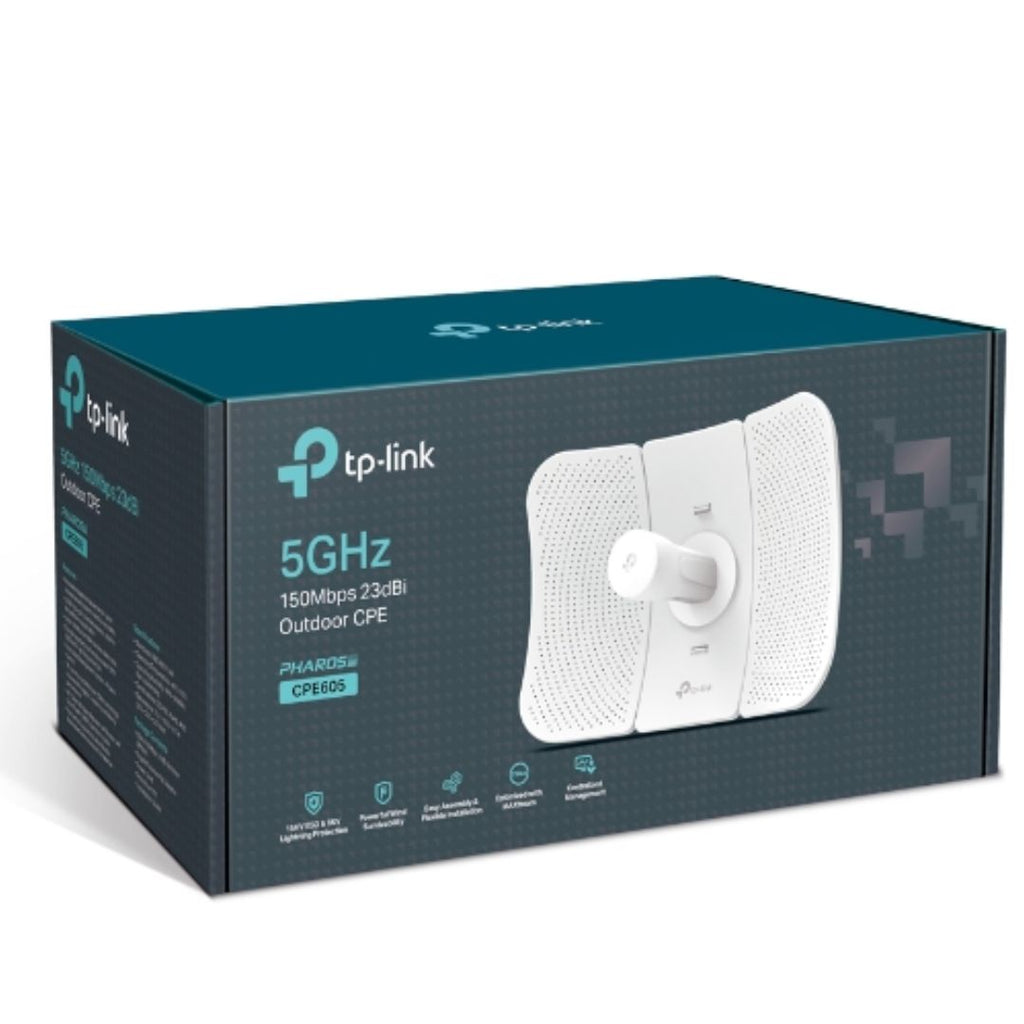 TP-Link CPE605 5GHz 150Mbps 23dBi Outdoor CPE High-gain Directional Cassegrain Antenna, Qualcomm, 23dBm, 2T2R, 23dBi Directional Antenna, 30+ km, - Image 4