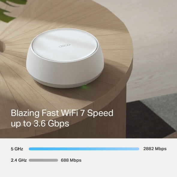 TP-Link Deco BE22(3-pack) BE3600 Whole Home Mesh Wi-Fi 7 System, 688 Mbps at 2.4 GHz + 2882 Mbps at 5 GHz - Image 4