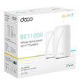 TP-Link Deco BE65(2-pack) BE11000 Whole Home Mesh Wi-Fi 7 System  (WIFI7)  574 Mbps at 2.4 GHz + 4320 Mbps at 5 GHz + 5760 Mbps at 6 GHz - Image 1