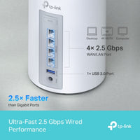 TP-Link Deco BE65(2-pack) BE11000 Whole Home Mesh Wi-Fi 7 System  (WIFI7)  574 Mbps at 2.4 GHz + 4320 Mbps at 5 GHz + 5760 Mbps at 6 GHz - Image 3