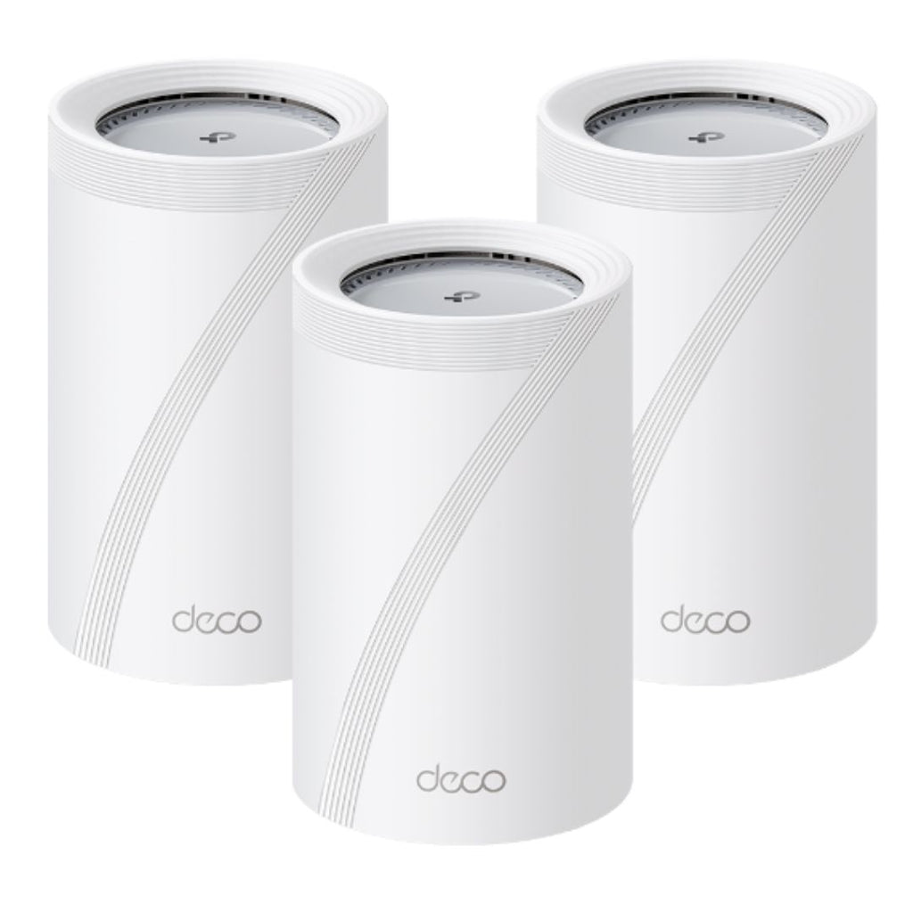 TP-Link Deco BE65 Pro(3-pack) BE11000 Whole Home Mesh WiFi 7 System, 688 Mbps at 2.4 GHz + 4320 Mbps at 5 GHz + 5760 Mbps at 6 GHz - Image 2