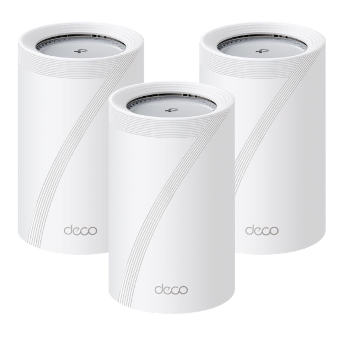 TP-Link Deco BE65 Pro(3-pack) BE11000 Whole Home Mesh WiFi 7 System, 688 Mbps at 2.4 GHz + 4320 Mbps at 5 GHz + 5760 Mbps at 6 GHz - Image 2