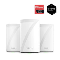 TP-Link Deco BE68 BE14000 Tri-Band Whole Home Mesh Wi-Fi 7 System (3-pack) 688 Mbps at 2.4 GHz + 4324 Mbps at 5 GHz + 8647 Mbps at 6 GHz - Image 2