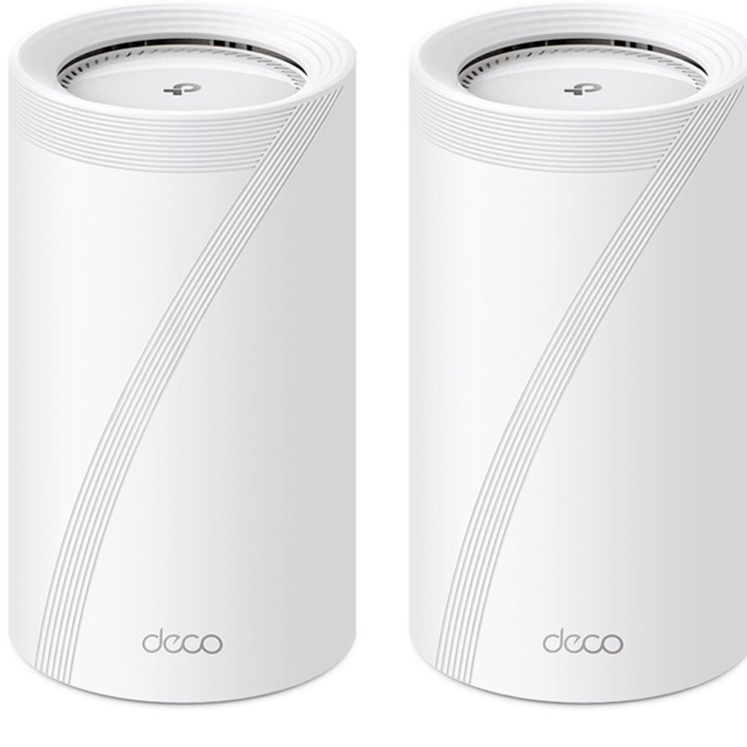 TP-Link Deco BE85(2-pack) BE22000 Tri-Band Whole Home Mesh Wi-Fi 7 System (WiFI7), 1376 Mbps at 2.4 GHz + 8640 Mbps at 5 GHz + 11520 Mbps at 6 GHz - Image 2