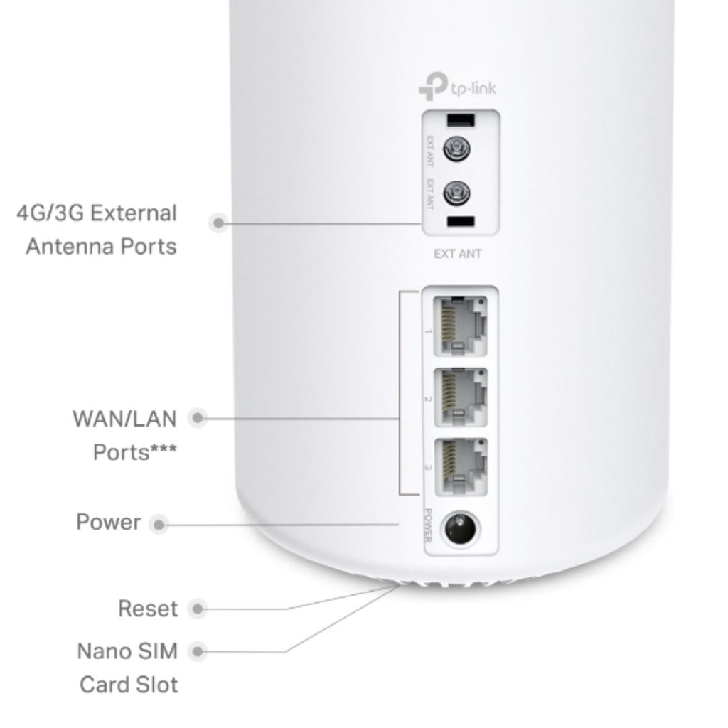 TP-Link Deco X10-4G(1-pack)  AX1500 4G Whole Home Mesh Wi-Fi 6 System, Dual-Band, Seamless AI Roaming, Gigabit Wired Speed, Parental Control, Gaming & - Image 2