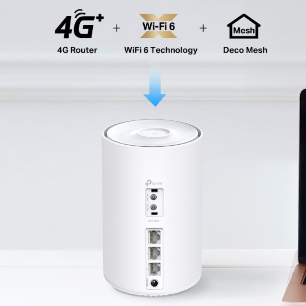TP-Link Deco X10-4G(1-pack)  AX1500 4G Whole Home Mesh Wi-Fi 6 System, Dual-Band, Seamless AI Roaming, Gigabit Wired Speed, Parental Control, Gaming & - Image 3