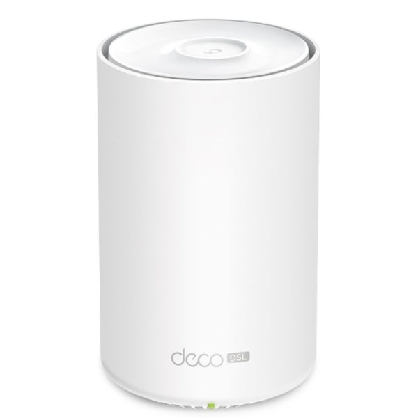 TP-Link Deco X50-DSL(1-pack) AX3000 VDSL Whole Home Mesh WiFi 6 Router, 574 Mbps at 2.4 GHz + 2402 Mbps at 5 GHz, VDSL Profile 35b 350/60 Mbps