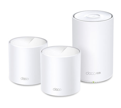 (E)TP-Link Deco X50-DSL(3-pack) AX3000 VDSL Whole Home Mesh WiFi 6 Router, 574 Mbps at 2.4 GHz + 2402 Mbps at 5 GHz, VDSL Profile 35b 350/60 Mbps - Image 2