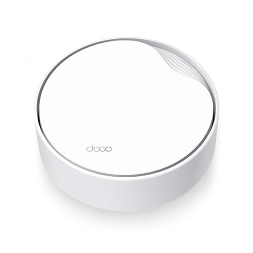 TP-Link Deco X50-PoE(1-pack) AX3000 Whole Home Mesh WiFi 6 System with PoE, 574 Mbps at 2.4 GHz + 2402 Mbps at 5 GHz,  4× Internal Antennas, 1× 2.5 Gi - Image 1
