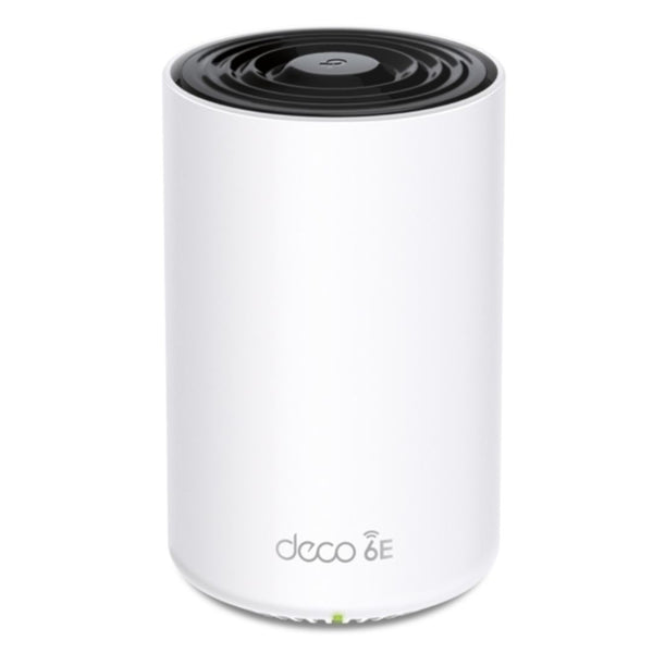TP-Link Deco XE75 Pro(1-pack)) AXE5400 Tri-Band Mesh Wi-Fi 6E System, 574 Mbps at 2.4 GHz + 2402 Mbps at 5 GHz + 2402 Mbps at 6 GHz