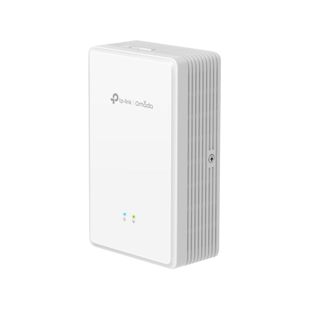 TP-Link EAP625GP-Wall Omada AX1800 Wi-Fi 6 Wall Plate GPON Access Point, 574Mbps at  2.4 GHz + 1201 Mbps at 5 GHz, AC Power, Poe Out,4×Internal Antenn - Image 2