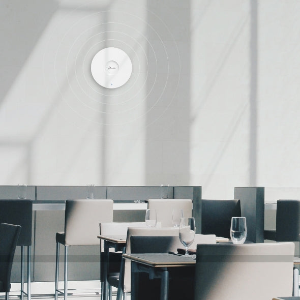 TP-Link EAP670 AX5400 Ceiling Mount WiFi 6 Access Point, 574 Mbps 2.4 GHz and 4804 Mbps 5 GHz, (RJ-45), Omada Cloud Management, Seamless Roaming - Image 4