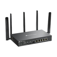TP-Link ER706W-4G Omada 4G+ Cat6 AX3000 Gigabit VPN Router, 4G+, Dual Band Wi-fi 6, 6 Gigabit Ports (5 RJ45+1 SFP), 5 High-Gain Detach Ant. - Image 3