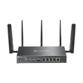 TP-Link ER706W-4G Omada 4G+ Cat6 AX3000 Gigabit VPN Router, 4G+, Dual Band Wi-fi 6, 6 Gigabit Ports (5 RJ45+1 SFP), 5 High-Gain Detach Ant. - Image 1